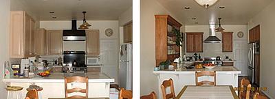 Cyndy's kitchen, before & after the remodel ... details below!