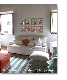 rustic tuscan living room