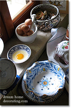 Tuscan majolica kitchenware