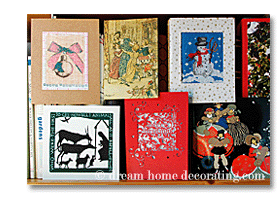 christmas decorating ideas: xmas card exhibition