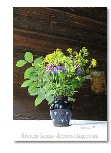 rustic country style wildflower bouquet