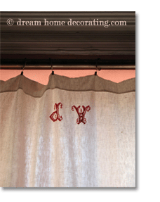 french country window treatments