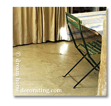 rustic kitchen floor in Southern France