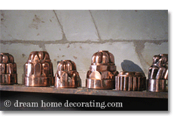 french copper baking tins